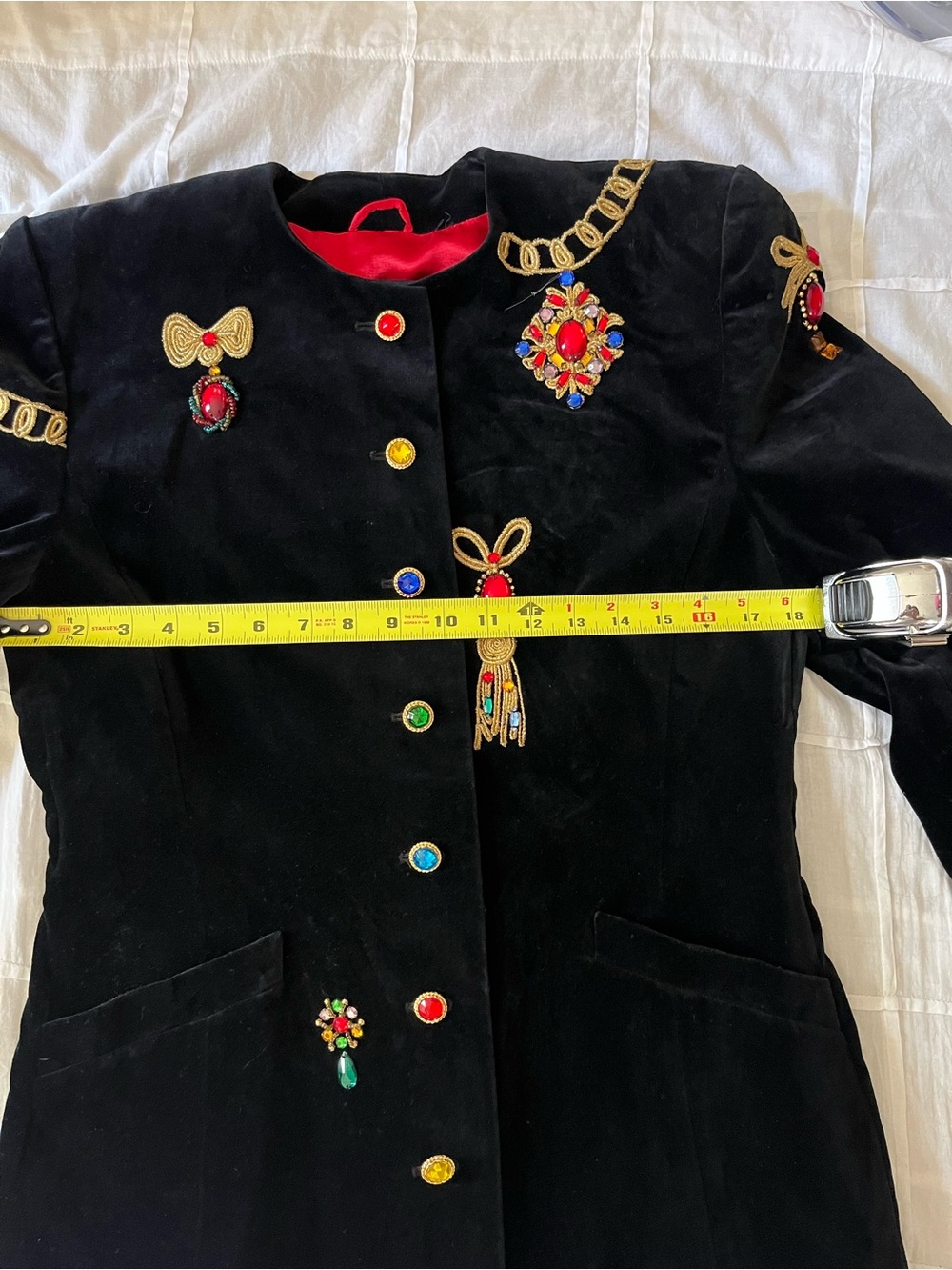 Escada Velvet Vintage Jacket - Picture 10 of 11